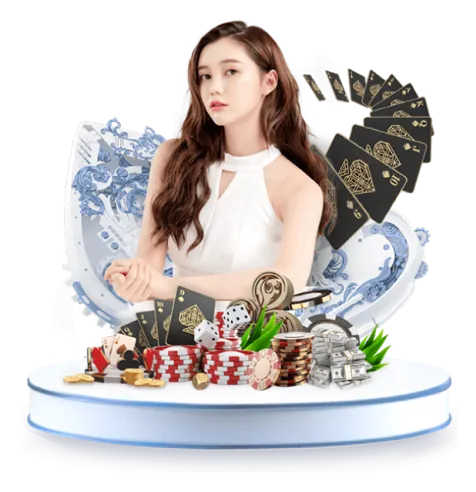Bàn Blackjack với người chơi và người chia bài